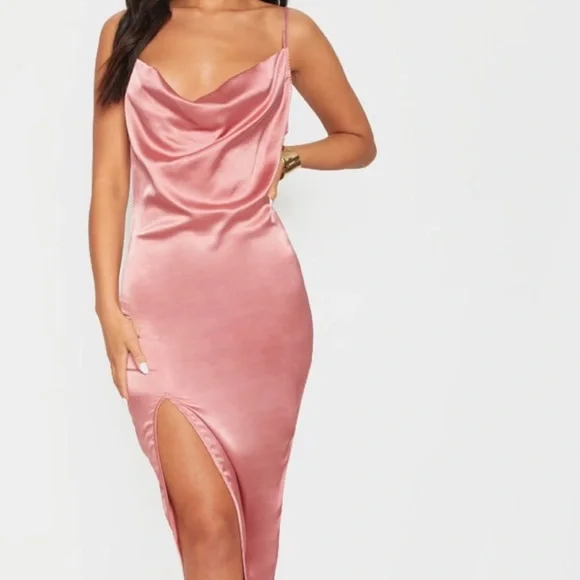 knee length dresses for ladies Addie Midi Dress - Light Pink